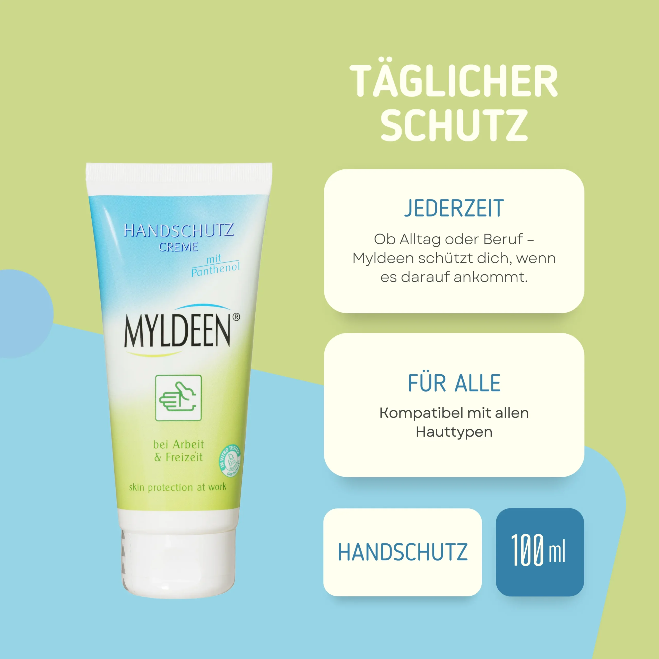 Myldeen Hautschutzcreme 100 ml Tube – Bild 2